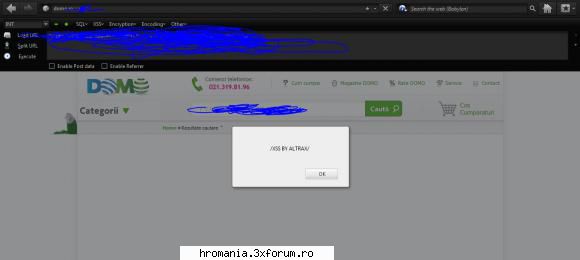 xss domo. lista mea.