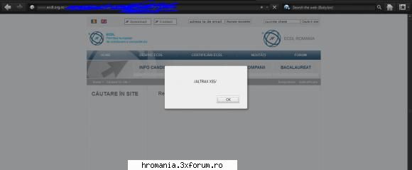 ecdl romania xss lista mea.